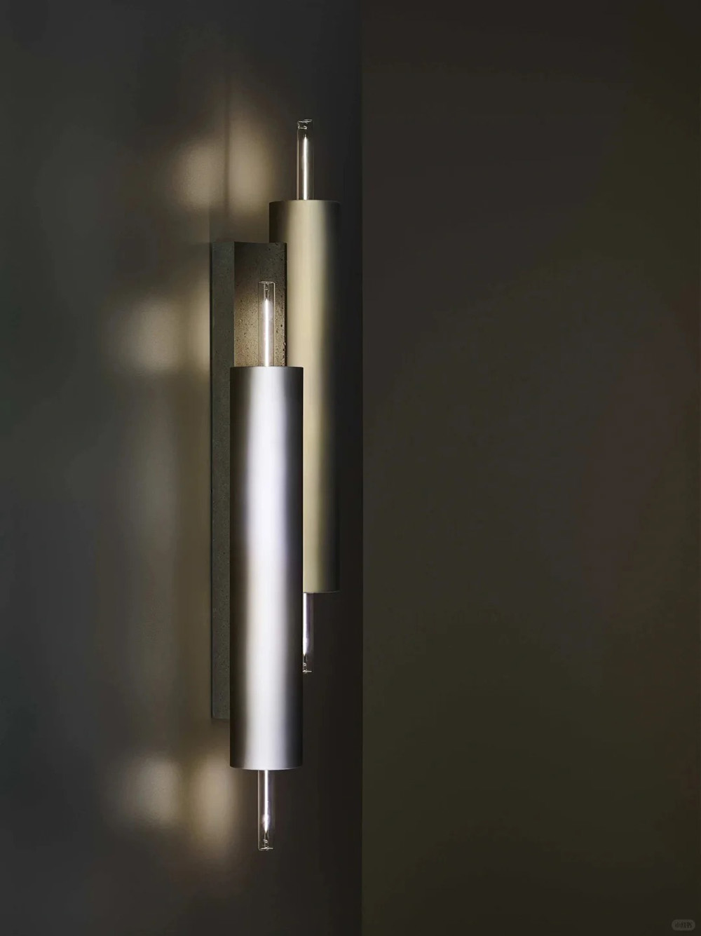 black wall lamp