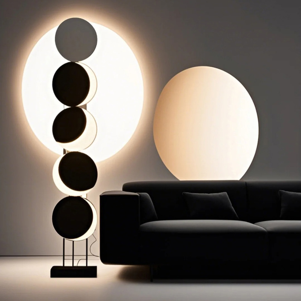 Unique design of modern light luxury round floor lamp custom floor lamp