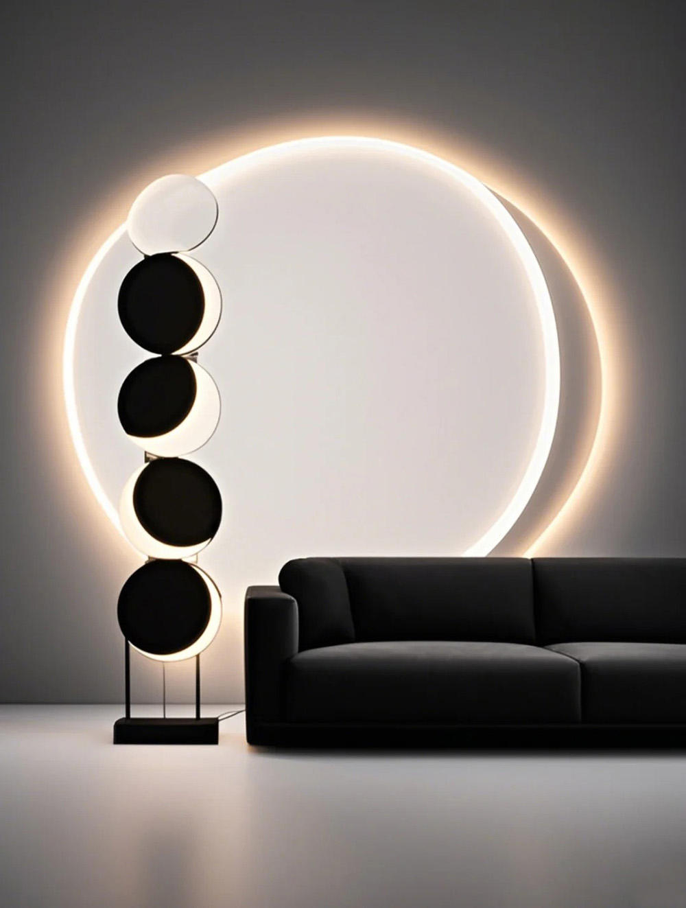 gold floor lamp