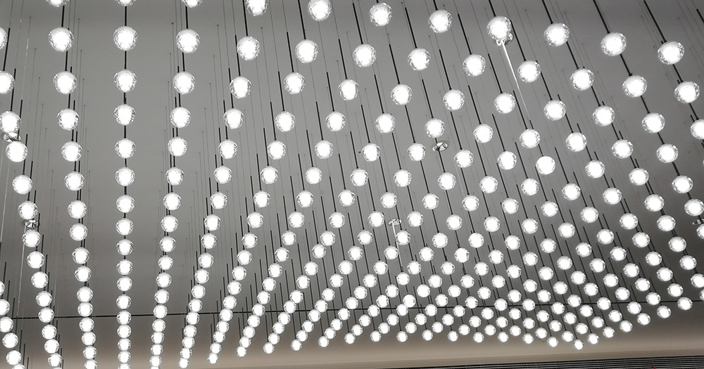 glass chandeliers
