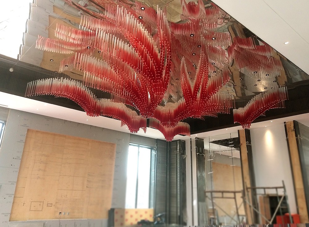 hotel lobby chandelier