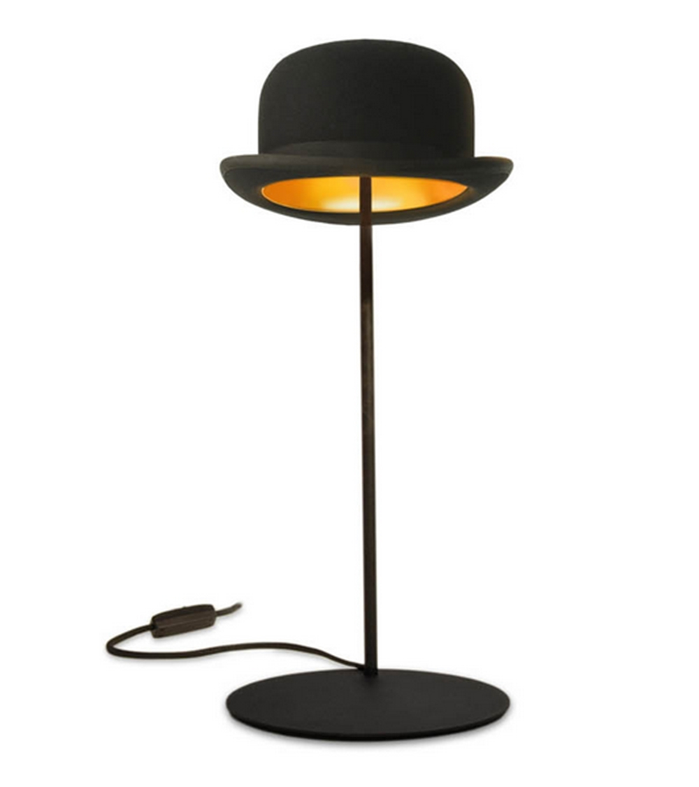 Creative hat design floor lamp unique modern style showroom bedroom living room