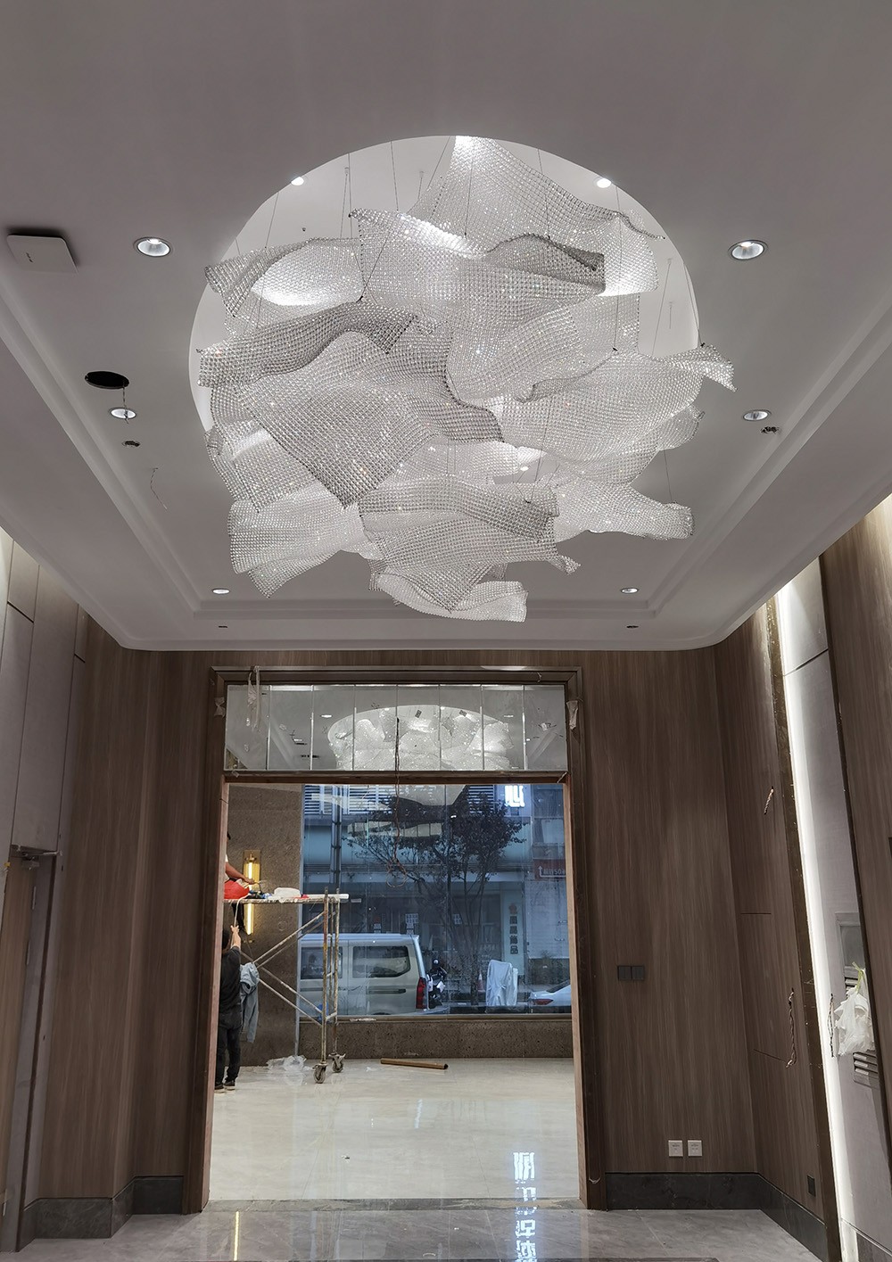 hotel chandelier