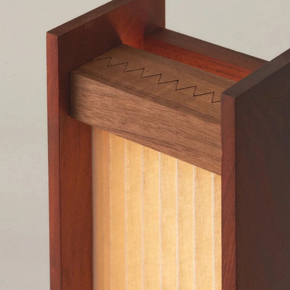 Japanese style wooden floor lamp home atmosphere bedroom living room floor lamp