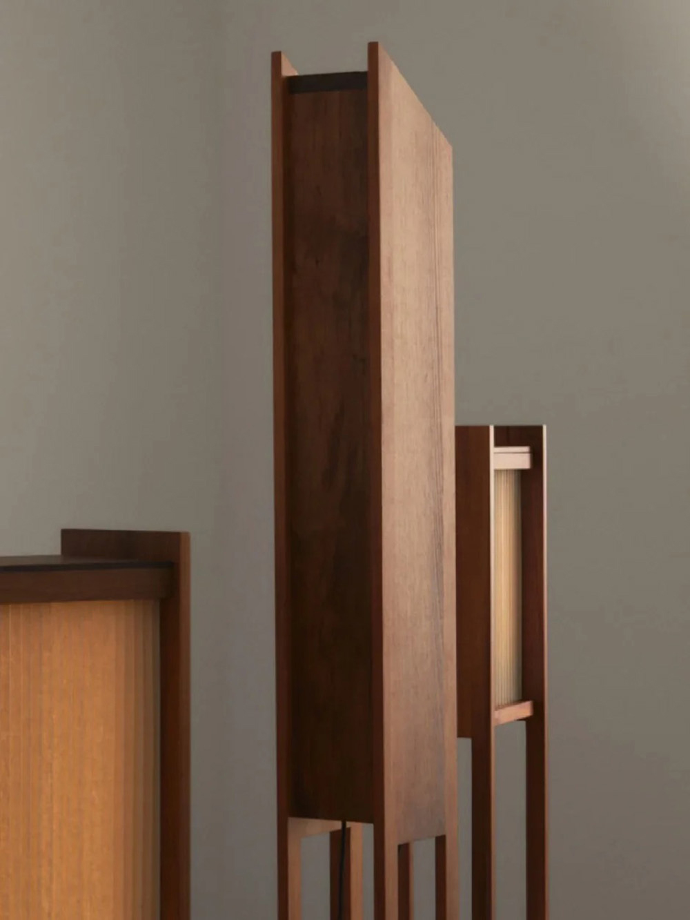 Contemporary Wooden Floor Lights