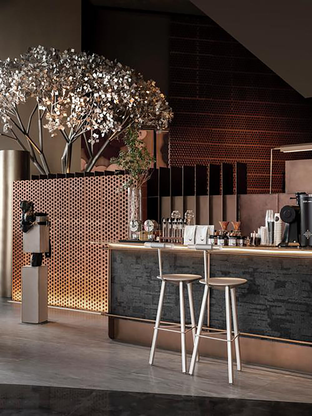 decoration floor tree lamp