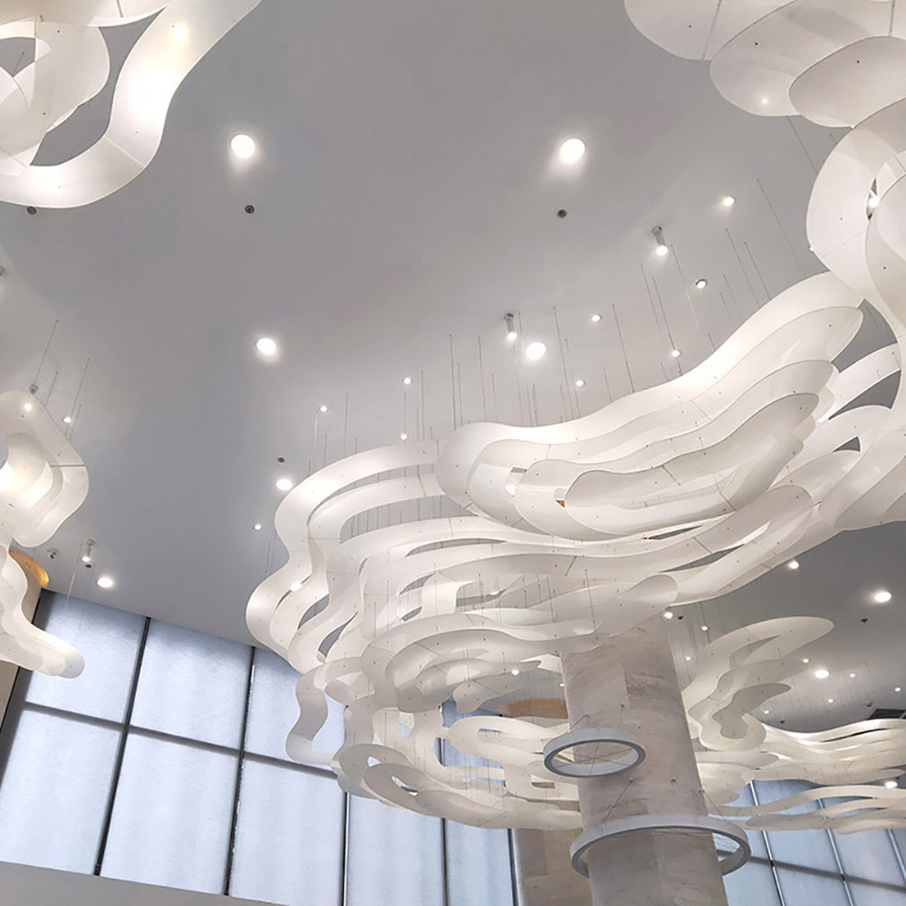 Hotel lobby special design chandelier ceiling decoration design chandelier