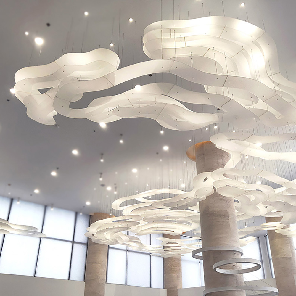 Hotel lobby special design chandelier ceiling decoration design chandelier