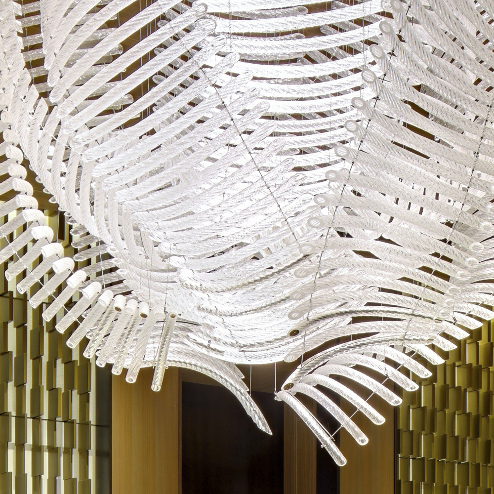 Large non-standard custom ceiling lights for hotel banquet halls