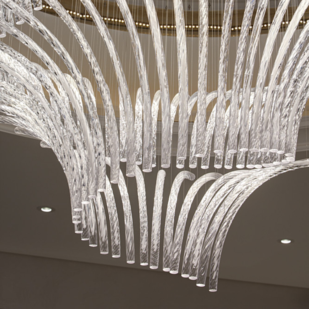Customized Hall Custom Size Lamp Pendant Interior Large Modern Lighting Crystal Chandelier
