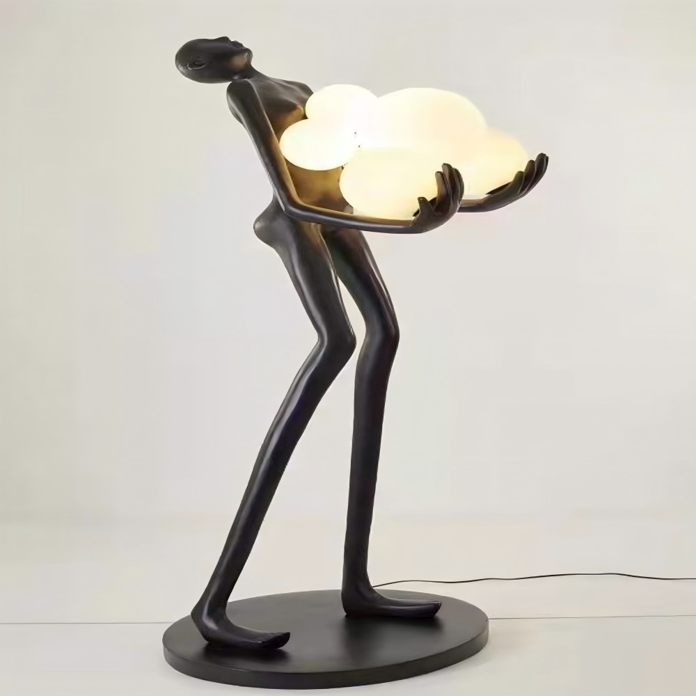Modern portrait art design lamps home exhibition hall ornaments floor lamps