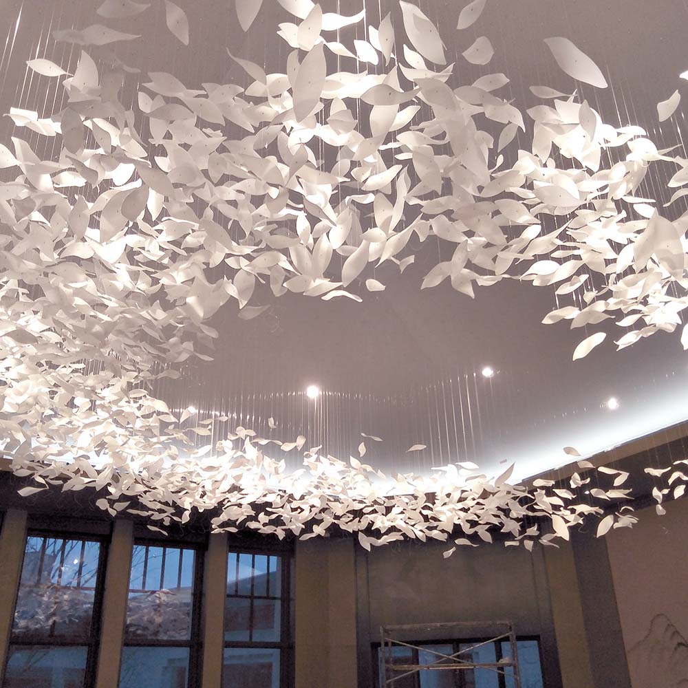 Chandelier Luxury Lighting Modern Hanging Lamps Large for High Ceiling Hotel Lobby