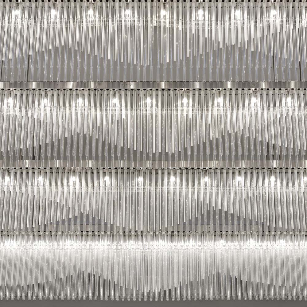 Custom Hanging Lights Indoor Decoration Metal Glass Hotel Modern Crystal Chandelier Luxury