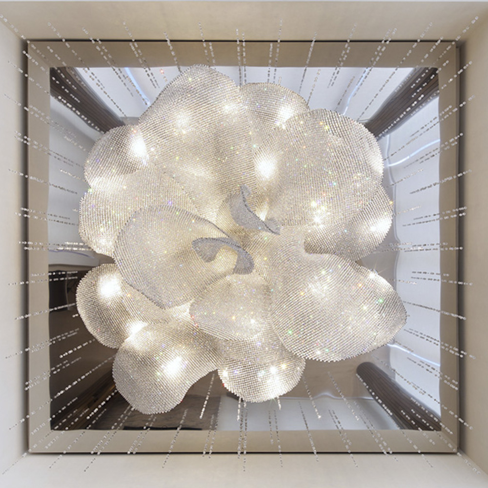 Crystal Ceiling Lamp Pendant Lights Luxury Modern for Dining Room Living Room