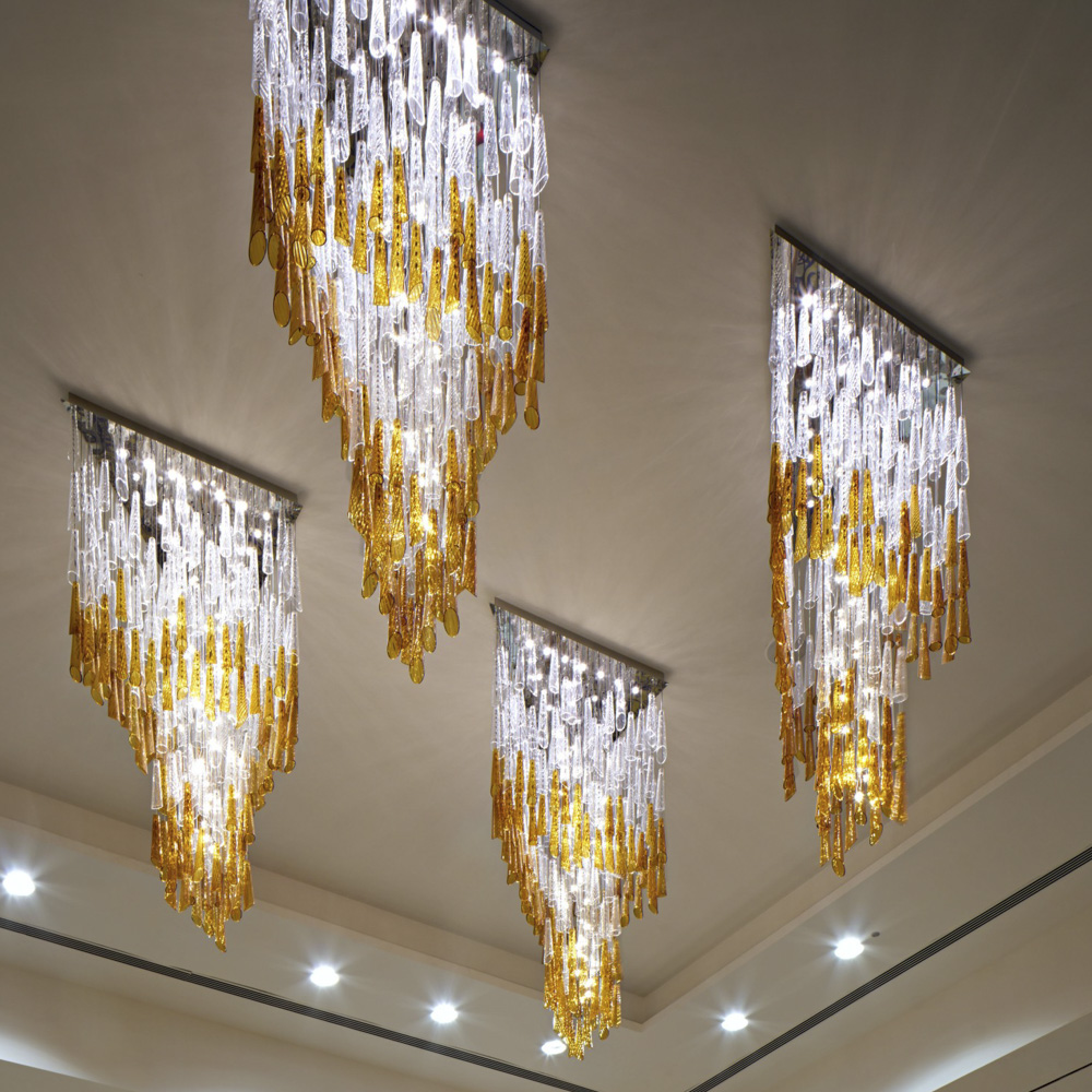 Chandeliers Glass Pendant Lights Modern Decorative Nordic Style for Lobby Restautant