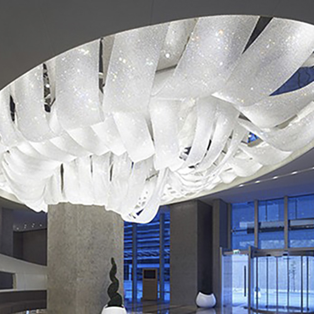 Ceiling Glass Chandelier LED Customized Service Modern Murano Glass Chandelier