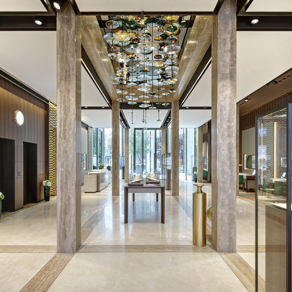 Colorful Hanging Chandelier Pendant Light Hotel Ceiling Lighting Glass Modern Chandelier
