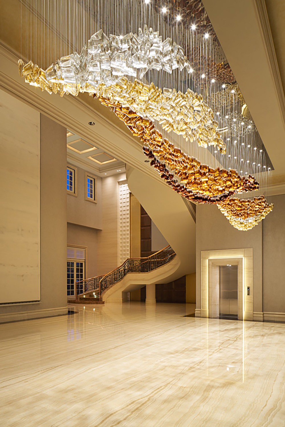 chandelier modern luxury large