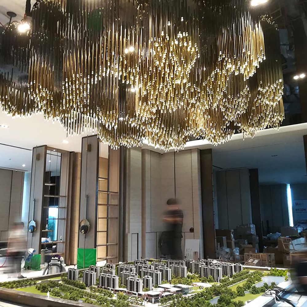 Modern Simple Style Chandelier Hanging Pendant Lamp for Home Decoration-