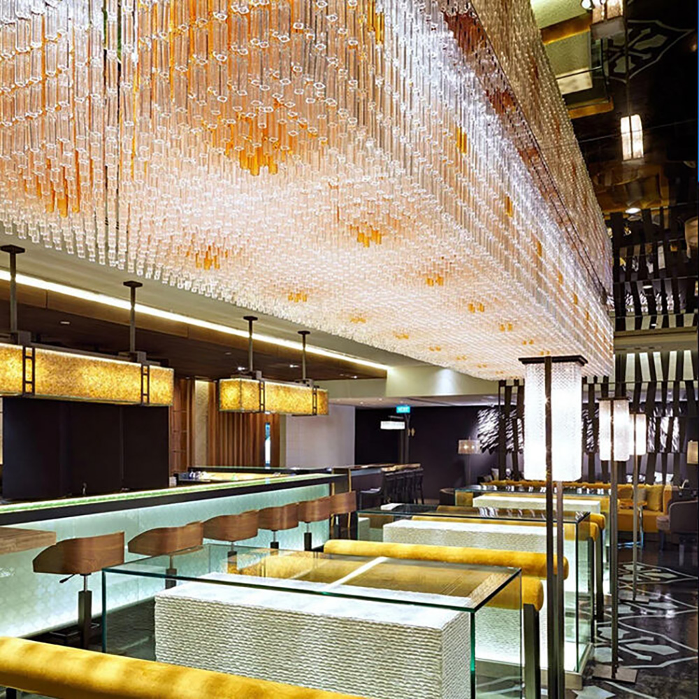 Luxury Hotel Crystal Kitchen Chandelier Lighting Dining Room-