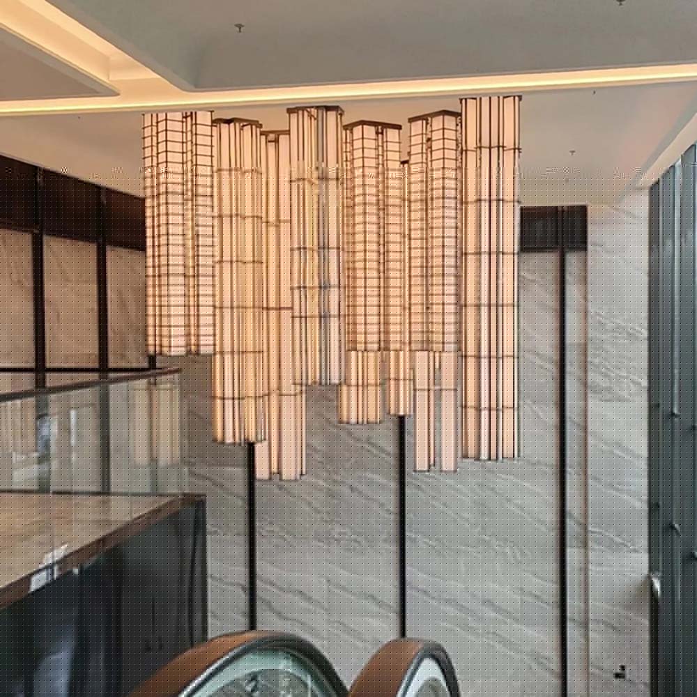 Unique Design Home Modern Luxury House Long Chandelier