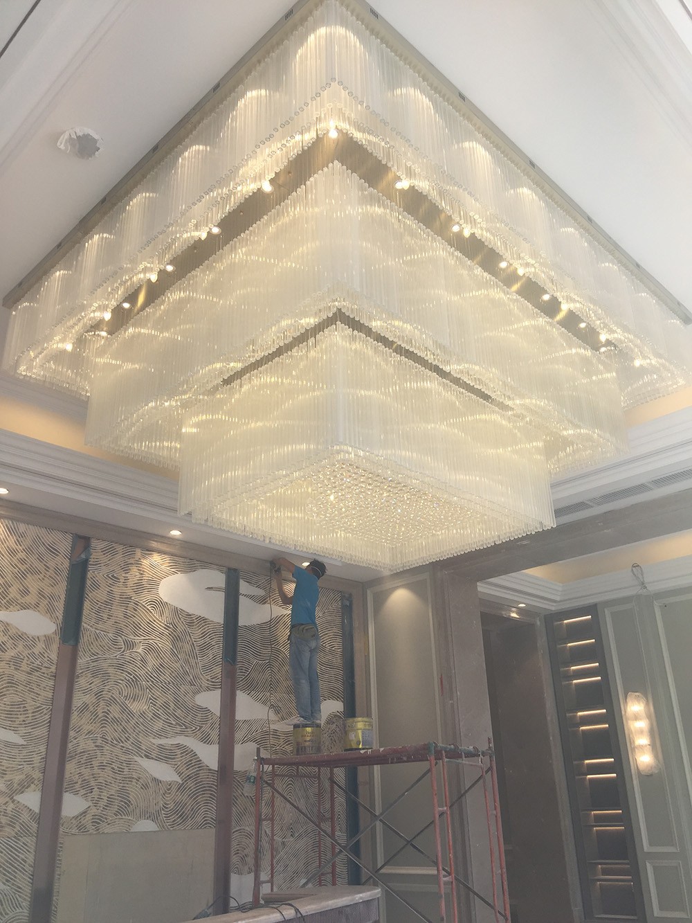 chandelier modern luxury large