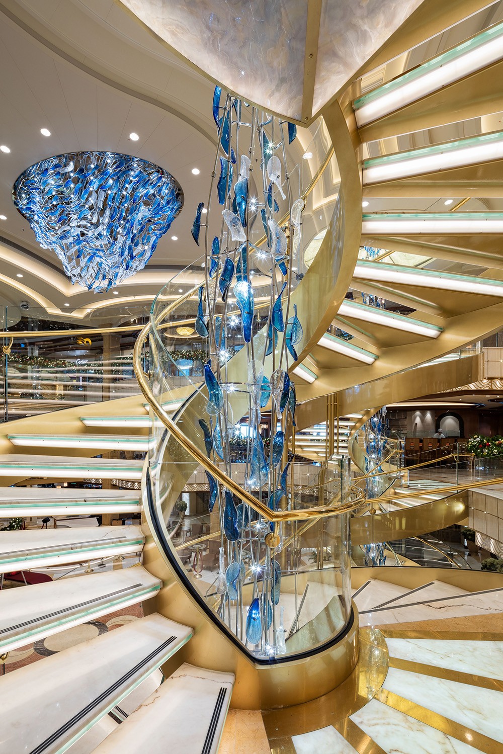 glass chandeliers