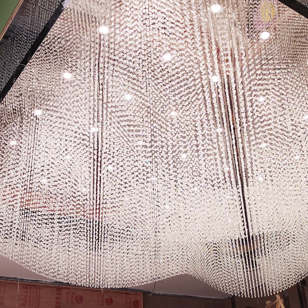 Giant Banquet Hall Custom Project Luxury LED Chandelier