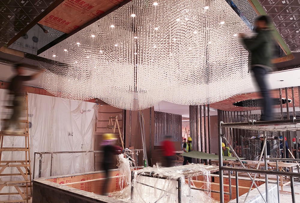chandeliers and hanging lamps