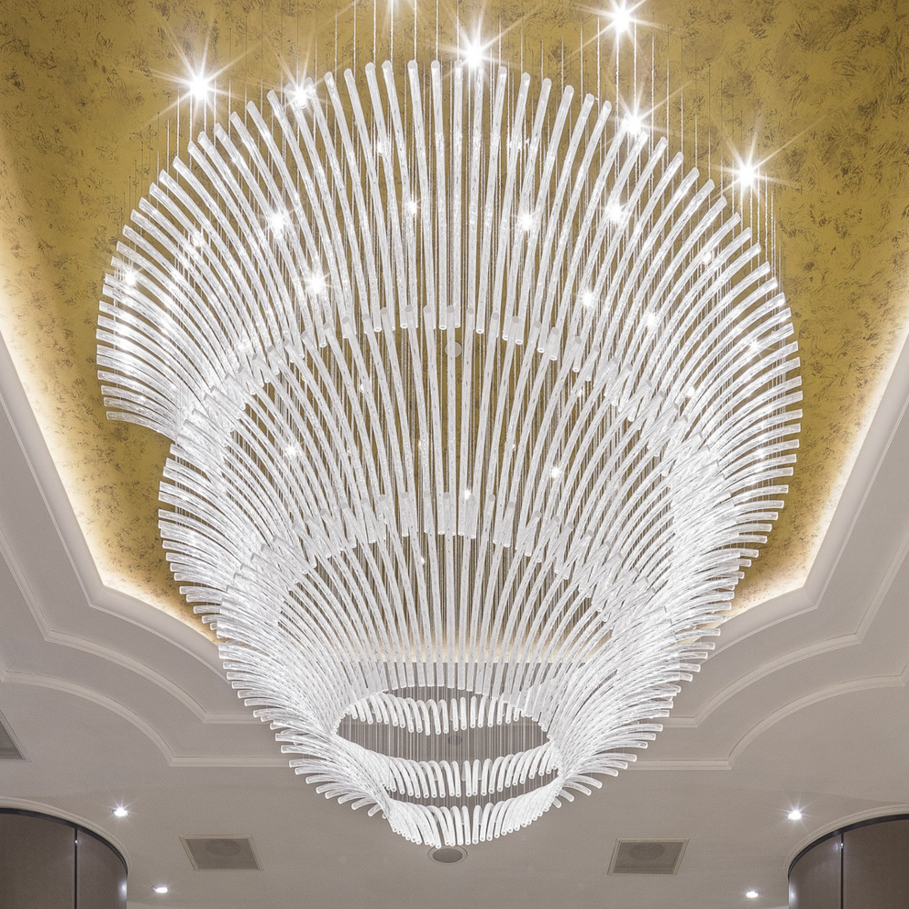 Custom-modern chandeliers-chandeliers ceiling lights-chandeliers lighting-glass pipe chandelier-blown glass chandelier