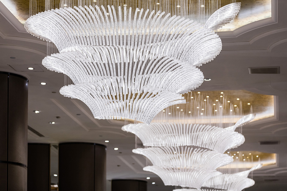 chandeliers and hanging lamps