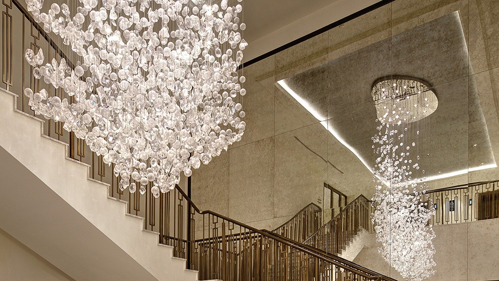 chandeliers and hanging lamps