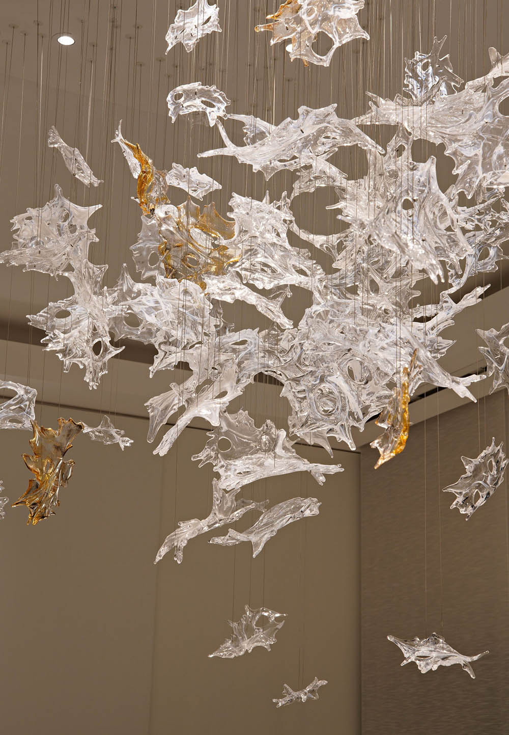 chandeliers and hanging lamps