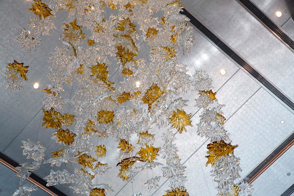 hotel chandelier