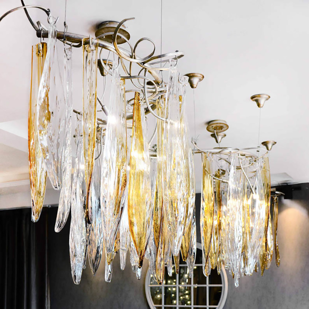 High Quality Modern Luxury Chandeliers Glass Pendant Lighting Dining Hanging Lamp for Bedroom Living Room