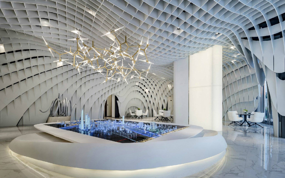 high ceiling hotel
