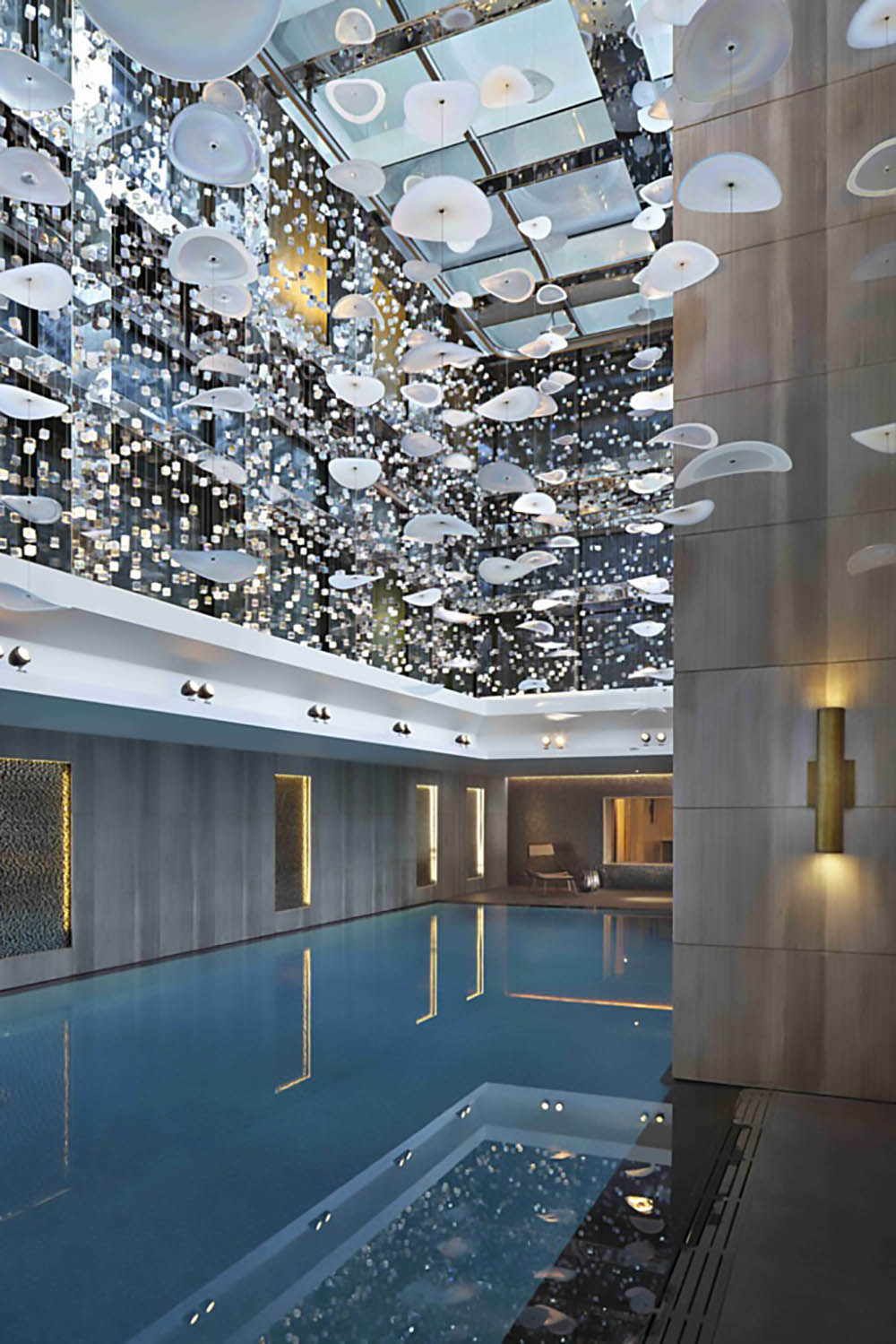 hotel lobby chandelier