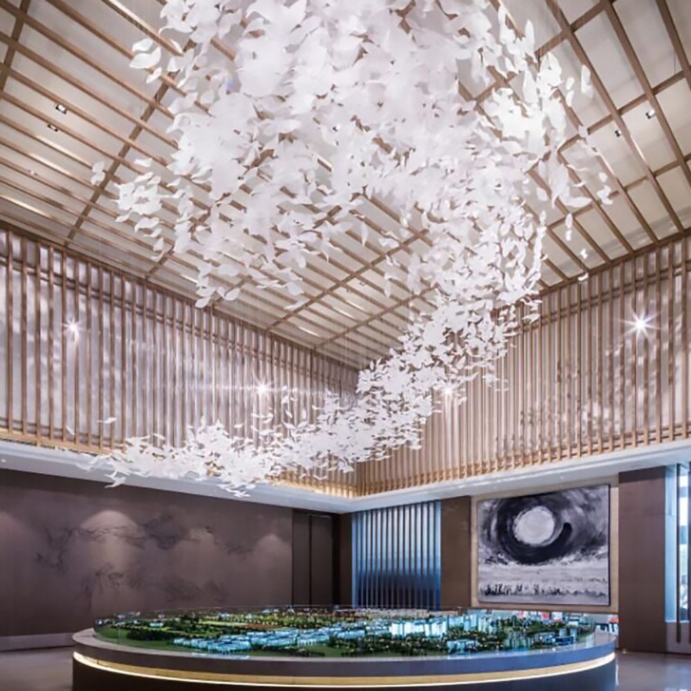 Ceiling Chandeliers Modern Pendant Lights Large Glass Customizde for Hotel Home Contemporary