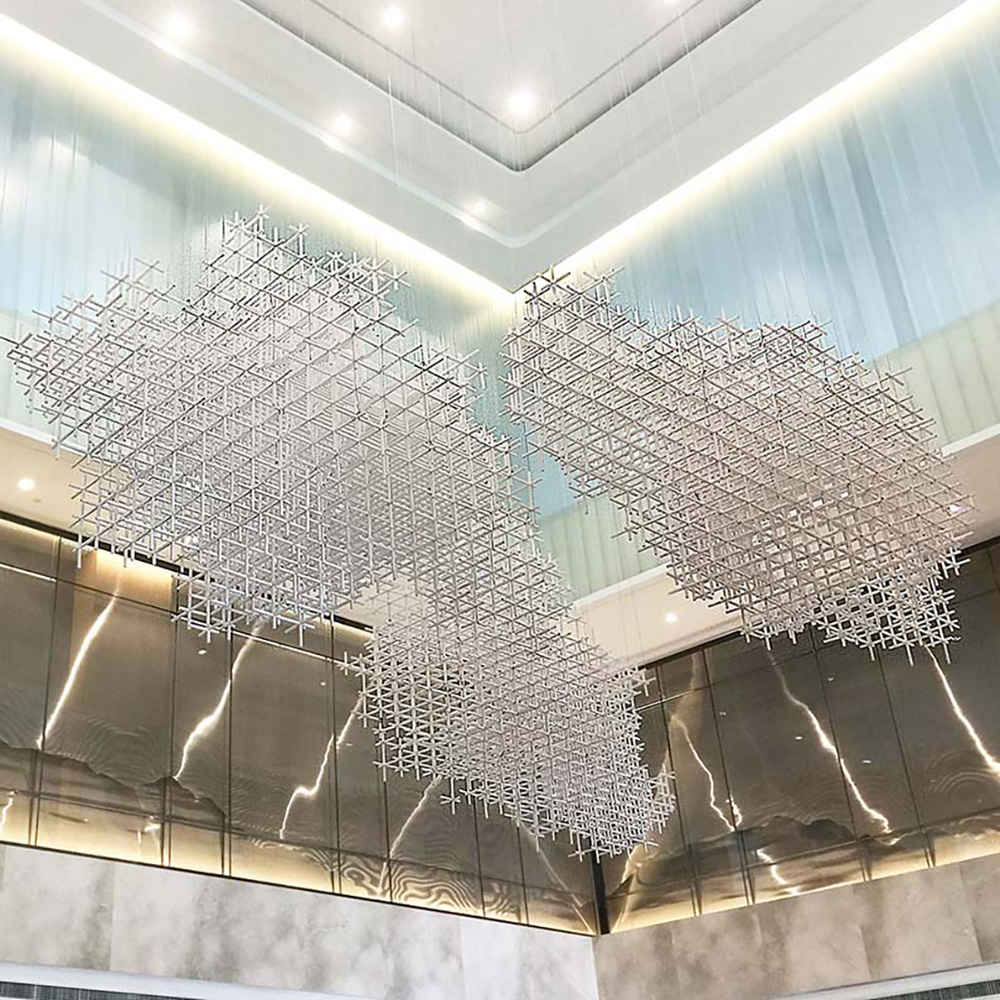 Modern Chandelier Luminaires Design Loft Ceiling Lights for Lobby Hotel