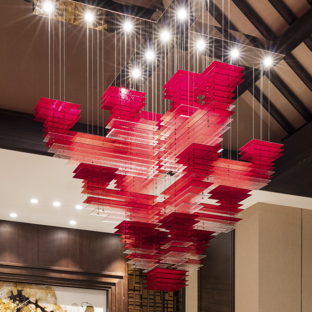 Chandelier Pendant Lamp Decorative LEd Glass Nordic Modern for Ceiling Giant