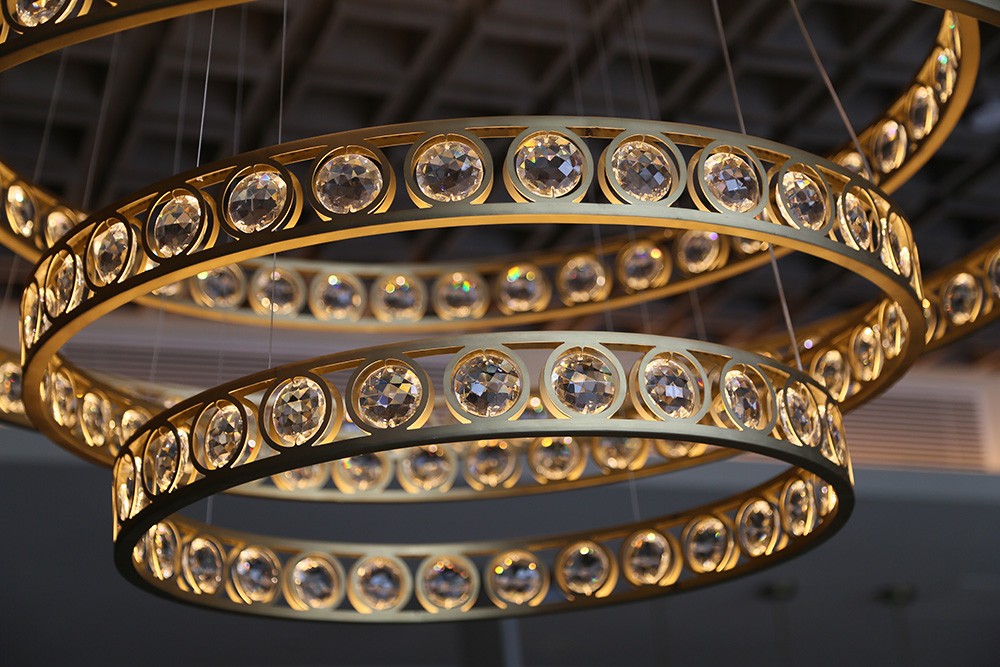 art deco chandelier