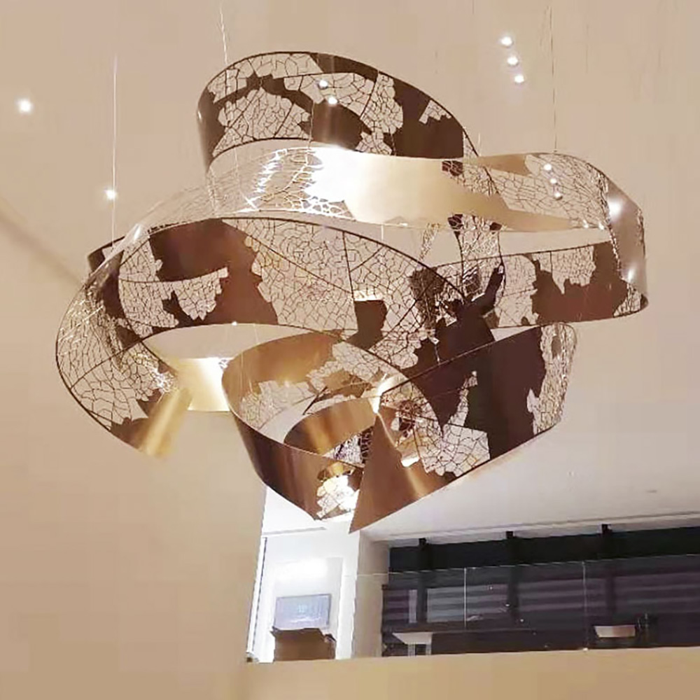 Modern Decorative Chandelier Lighting Luxury Creative Light Hanging Golden for Home Foyer