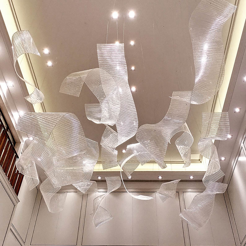 Modern Hanging Glass Chandelier Lighting Design Modern Shop Kichen Luxury