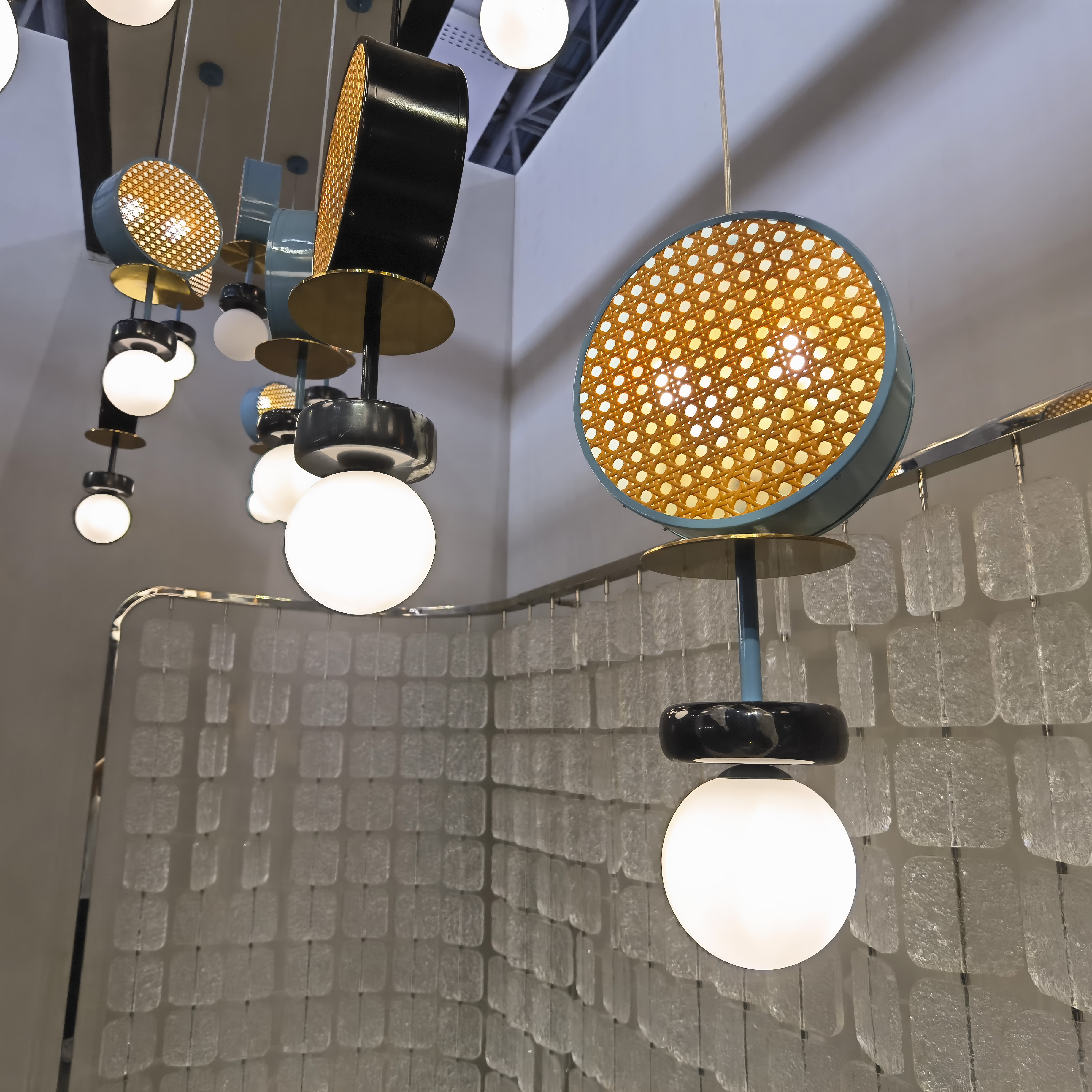 New Design Drum Chandelier Pendant Lighs Modern Ceiling Lights Luxury for Hotels Home Decoration