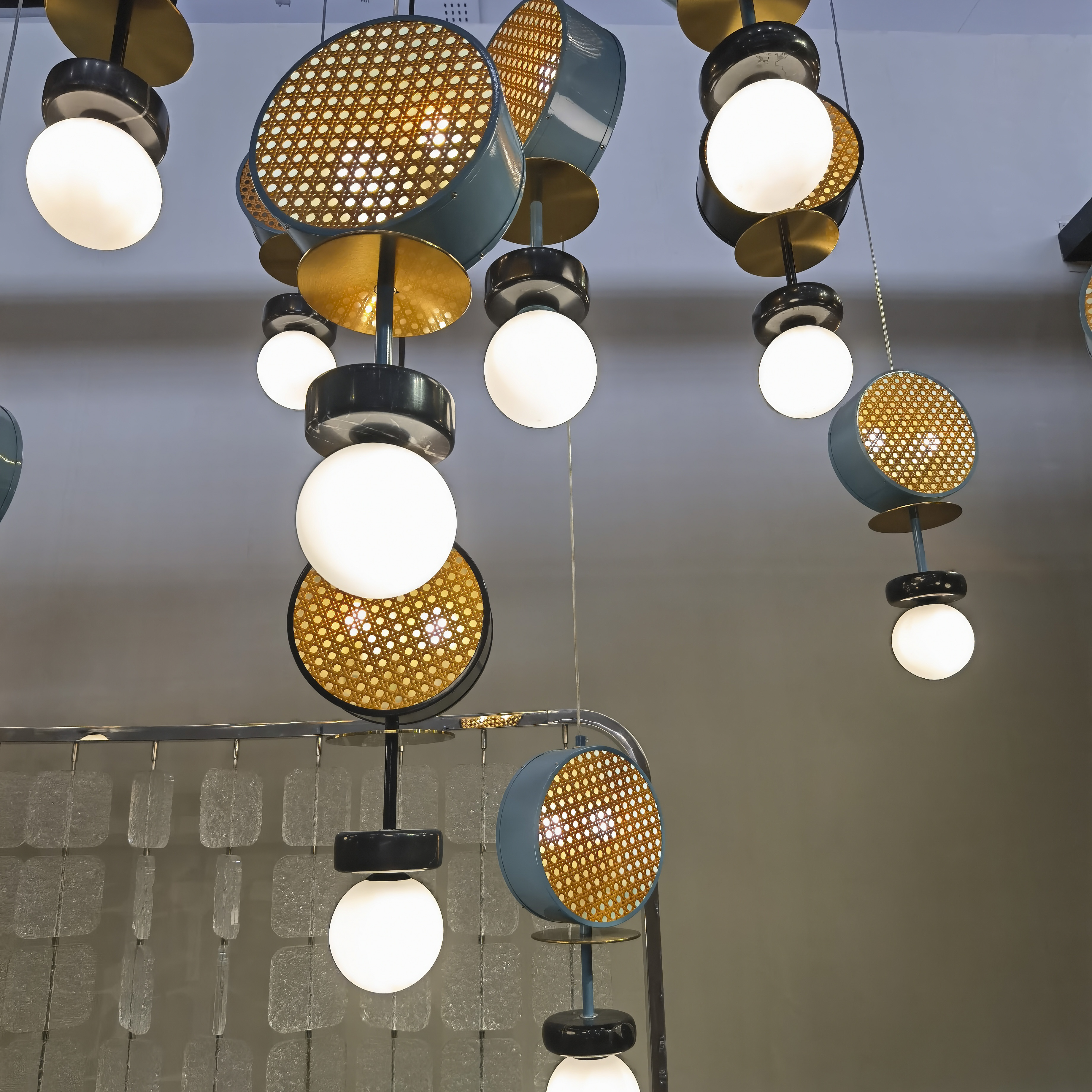 New Design Drum Chandelier Pendant Lighs Modern Ceiling Lights Luxury for Hotels Home Decoration