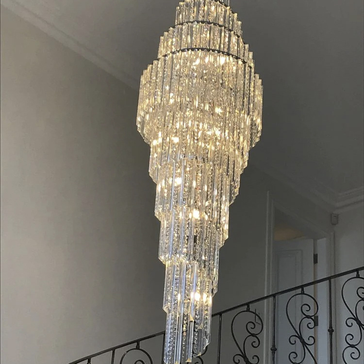 Customized Large Nordic Lobby Home Luxury Project Crystal Lamp Decorative Fixtures Project Chandelier