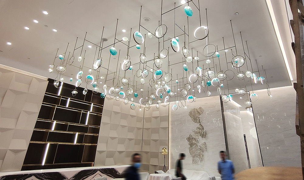 luxury ceiling chandelier