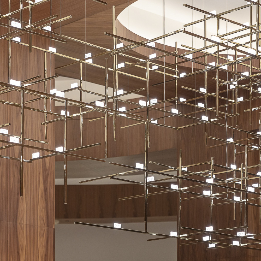 New Design Metal Modern Chandelier and Hanging Lamps Luxury Pendant Lights for Hotel Lobby
