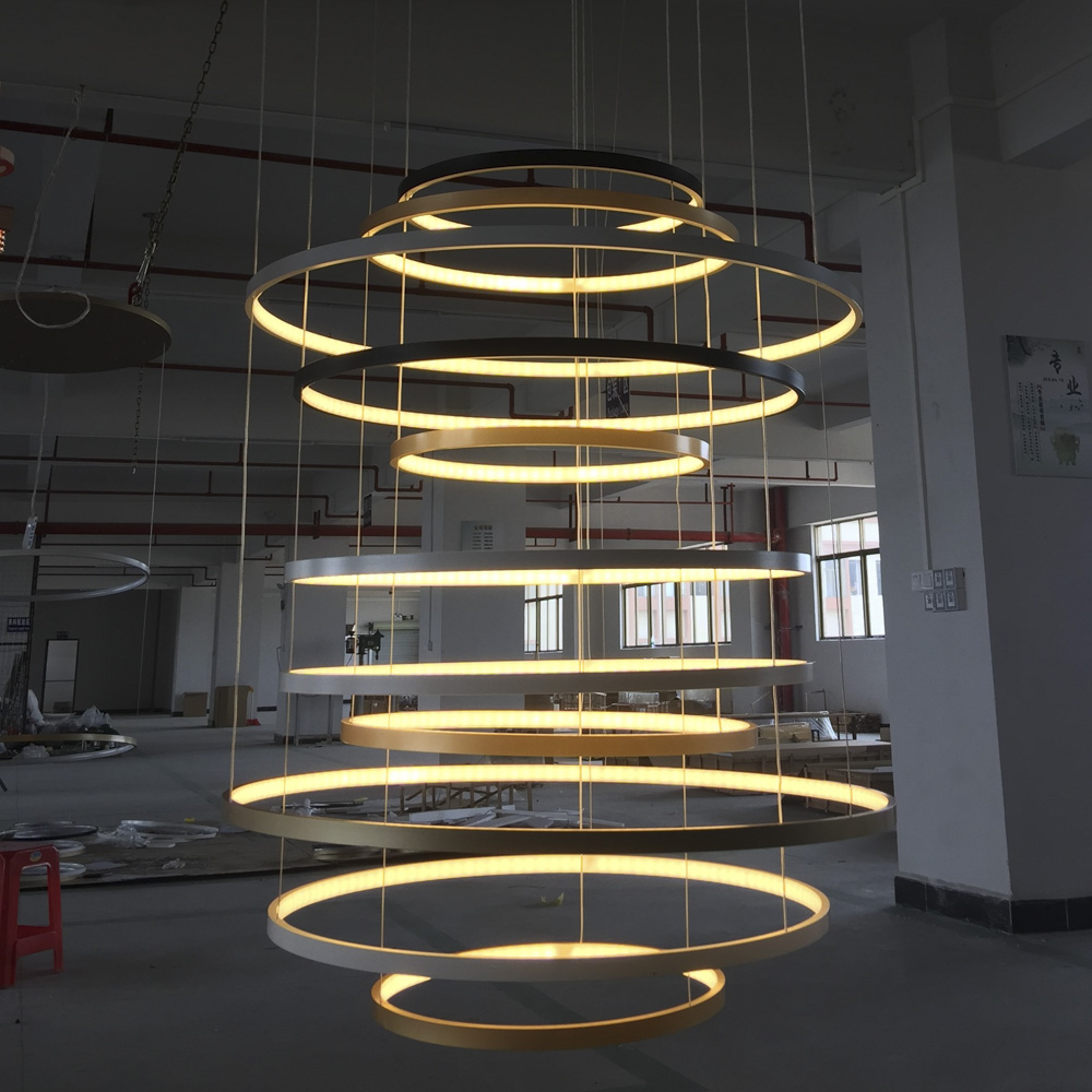 Luxury Living Room Pendant Modern Crystal Chandeliers Lamp for Hotel Lobby