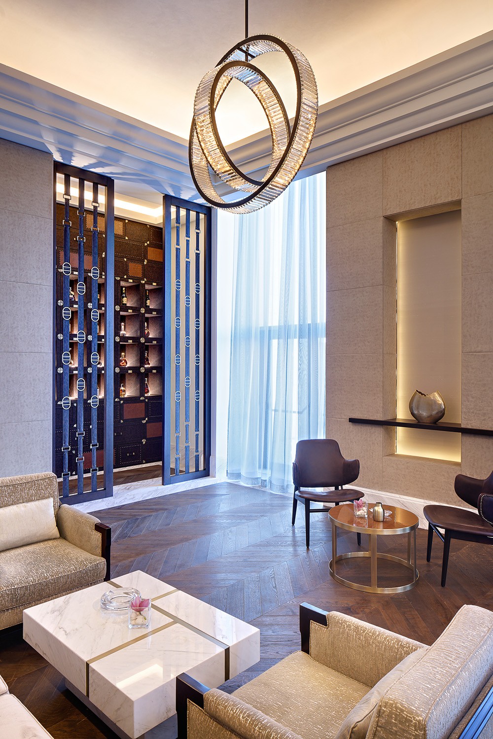 large luxury modern chandelier